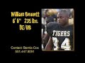 highlight video of william bennett from little rock central in arkansas.