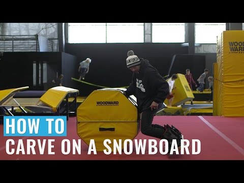 how to carve snowboard video