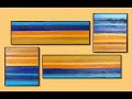 German Expressionist Appreciation Painting Huge 4 Panels