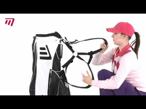 how to adjust golf bag straps