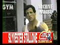 Sylvester Stallone irritado