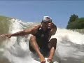wakesurfing