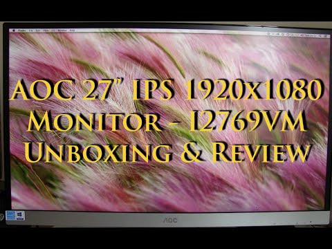 how to adjust aoc screen