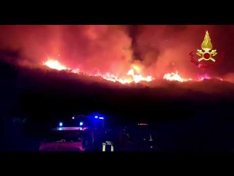 Incendio a Castancoli e Cavoli, Isola d'Elba
