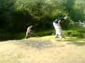 log throw