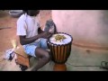 Djembe maken in Bobo