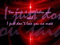 Dont love you no more CRAIG DAVID with Lyrics