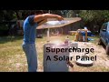 SOLAR PANEL WITH A FRESNEL LENS PHOTOVOLTAIC PV SOLAR CONCENTRATOR FREE ENERGY 25% MORE POWER FROM THE SUN