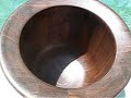 solid walnut bowl