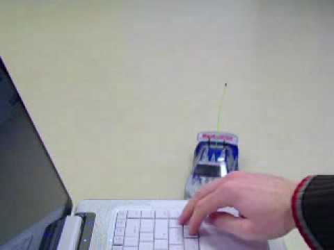 how to control a rc car through laptop