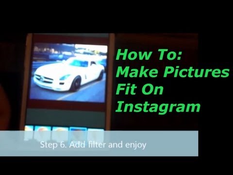 how to fit full pic on instagram