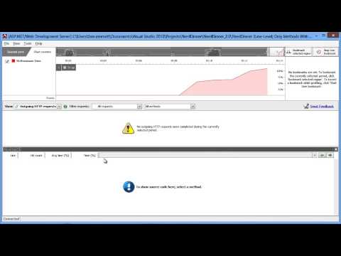 how to check memory leak in asp.net application