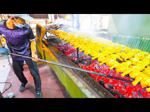 The ULTIMATE Malaysian Street Food Road Trip - BIGGEST BBQ Chicken FACTORY + STINKIEST CURRY TOUR!!!