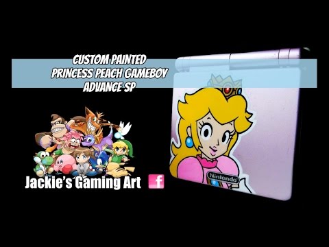 how to paint a gameboy advance sp