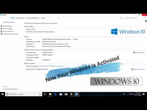 Activate Windows 10 Using by Microsoft Toolkit 2018