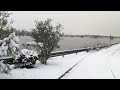 Mainz - Schnee am Rhein