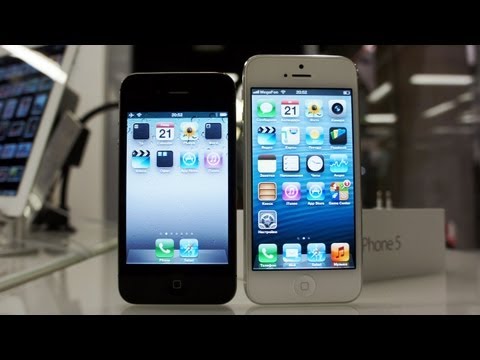 Apple iphone 5 - Обзор Apple iPhone 5 на русском, в день старта продаж. Сравнение с iPhone 4S и Samsung Galaxy SIII полный обзор -- только на nomobile.ru Apple's iPhone 5 rev...