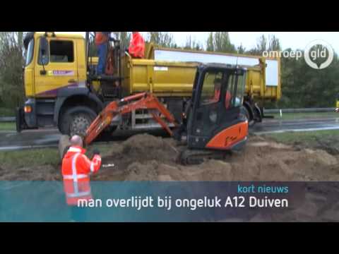 Dode bij aanrijding op vluchtstrook A12