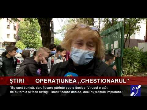 Chestionarele privind vaccinarea elevilor, distribuite în școli