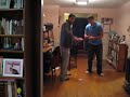 bri and anth throwing cards at my dome