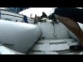 2 HP inflatable boat onboard video