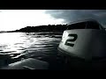 2 HP inflatable boat onboard video