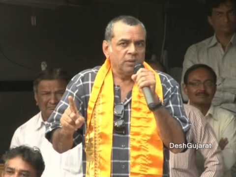 Bollywood actor politician Paresh Rawal's campaign in Bapunagar Ahmedabad