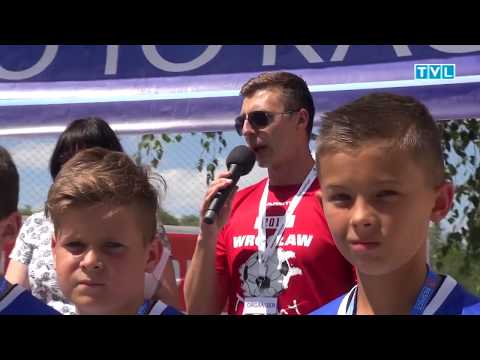 Click to View : Euro Sporting Wrocław Trophy w Piłkarskich Łanach fragmenty dekoracji drużyn Łany 10 lipca 2016 r