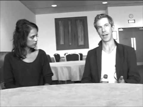 Sanctuary's Agam Darshi  Jonathon Young Press Interview at London MCM Expo