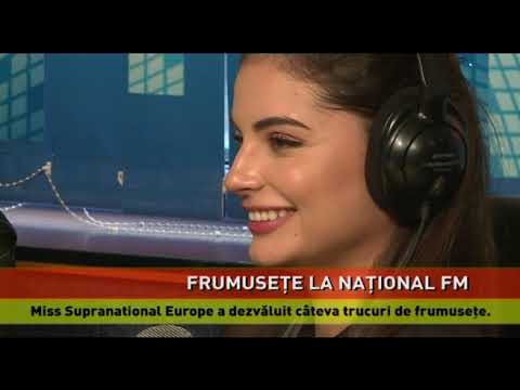 Miss Supranational Europe 2019, invitată la Naţional FM