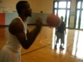 2009-08-05 | Vernon Young at the A.O. #2 ~> Me throwin down a few ta get warm before I started my workout....i missed my fav dunk. I missed the windmill, lol ... dunks ... (0:42)