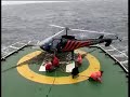 acidente de helicóptero em barco