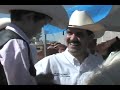 Senador Guillermo Padres cabalgando por la Unidad y la Paz
