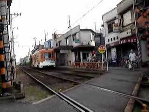 阪堺線 安立町駅・第三種踏切