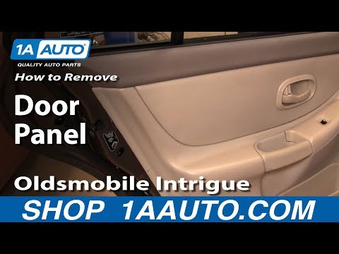 How To Install Repair Replace Rear Door Panel Olds Intrigue 98-02 1AAuto.com