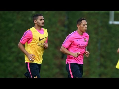 Training session (10/10/14): Adriano troubled by thigh niggle
