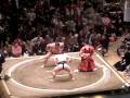 大相撲（初日） １月１１日　朝青龍 稀勢の里