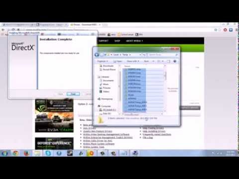 how to repair directx