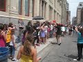 Jonas Brothers fans outside Much Music in Toronto