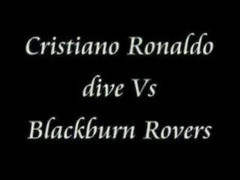 Cristiano Ronaldo dive Vs Blackburn Rovers
