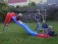 Chute de tobogan insolite