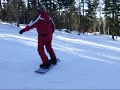 Un porc pe snowboard in maramures