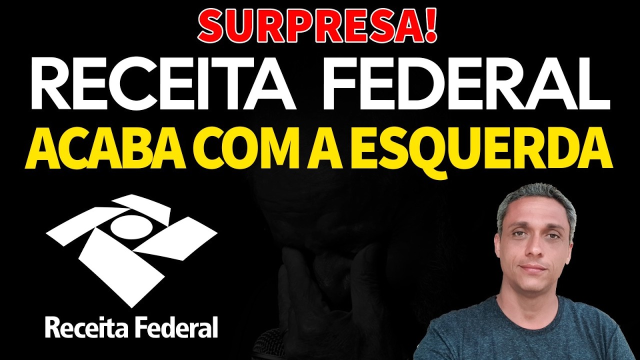 Supresa! Principal algumento da esquerda é destruído pela Receita Federal.