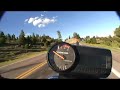 Hyosung 650 chases ZX10 up mountain road