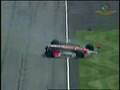 huge sam hornish and paul dana crash