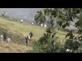 Israel : Settlers shooting Palestinians with IDF Blessings - Asira Al Qibliya 19 05 2012