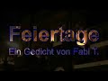 Soulsaver Adventskalender Tag 17 - Feiertage (Gedicht) Soulsaver Adventskalender Tag 17 - Feiertage (Gedicht)
