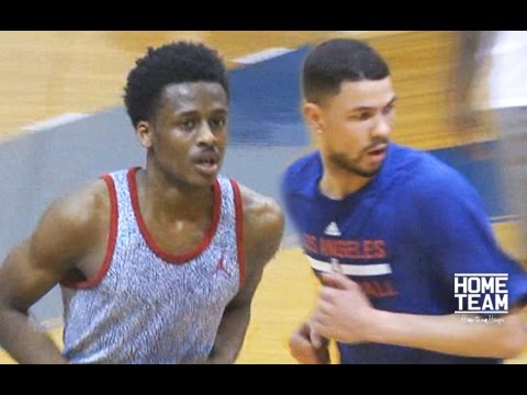 Antonio Blakeney & NBA's Austin Rivers Go At It In Pick-Up Game