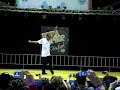 shaun evaristo at Ostia hip hop festival in Rome