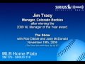 Jim Tracy, Rockies Manager, after winning NL Manager of the Year on Sirius|XM Radio
